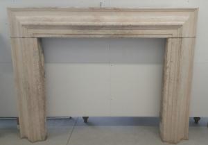 Salvator Rosa fireplace in yellow stone